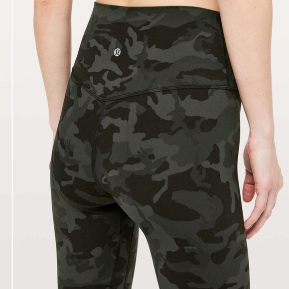 lululemon athletica Pants - Lulu🍋 Align 28” Incognito Camo Gator Green, sz 6